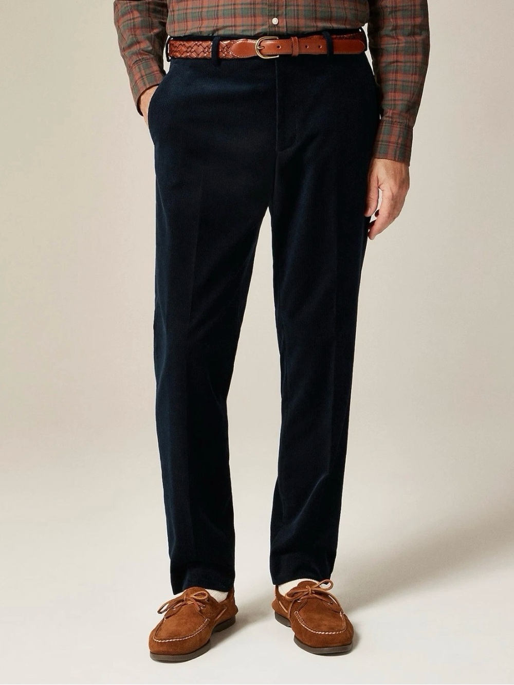 J CREW Ludlow Slim-fit suit pant in Italian corduroy in Navy 31 NWT $298 CL279